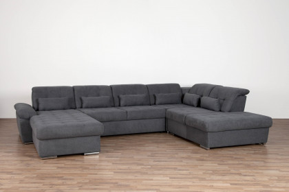 Delta-LE23 von Matex - XXL-Sofa rechts grau