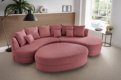 Limoncello von Benformato - Couch koralle-rot