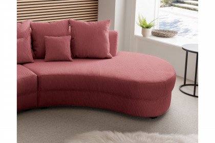 Limoncello von Benformato - Couch koralle-rot