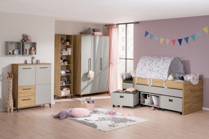 Linas von Paidi - Kinderzimmer-Set: Kleiderschrank und Kojenbett