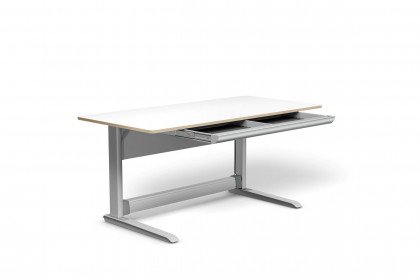 T1 von moll - Schreibtisch in Softweiß, ca. 150 cm breit