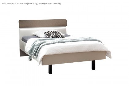 maXX-sleeping von Loddenkemper - Schlafzimmer-Set in Grau/ Balkeneiche Furnier
