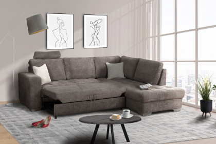 Nancy-LE19 von Grant Factory - Eckcouch rechts grau