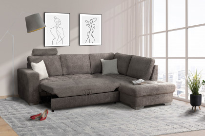 Nancy-LE19 von Grant Factory - Eckcouch rechts grau