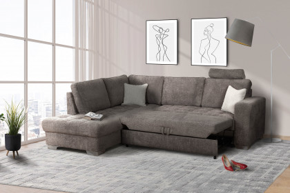 Nancy-LE19 von Grant Factory - Eckcouch links grau