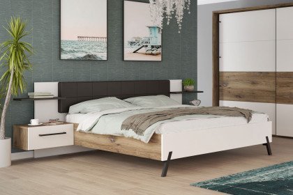 Kya von Forte - moderne Schlafzimmer-Einrichtung Zinneiche - weiß