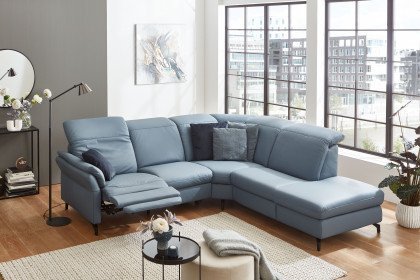 Sardena von vito - Ecksofa Ausführung rechts grey-blue