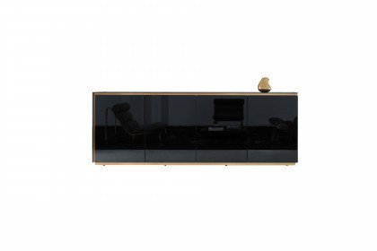 MO&MA von Munari - Sideboard in schwarzem Glas