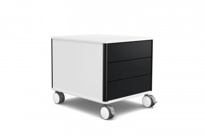 C6 von moll - Schreibtischcontainer weiß-schwarz