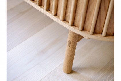 Carno von Skandinavische Möbel - Sideboard mit Lamellentüren