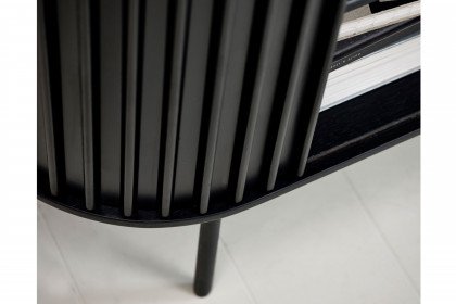 Sinara von Skandinavische Möbel - Highboard in Eiche furniert schwarz