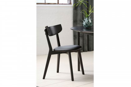 Preo von Skandinavische Möbel - Esszimmerstuhl aus Eichenholz mit Sitzkissen