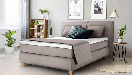 Aryelle 4110 von vito - Boxspringbett X026 silber