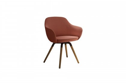 Nuba XL von CANCIO - Stuhl mit massivem Holzgestell