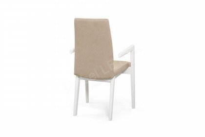 Lavita von Rietberger - Stuhl in Weiß/ Almond