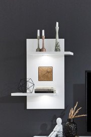 Topeka von IDEAL Möbel - Wohnwand 110 weiß/ Eiche
