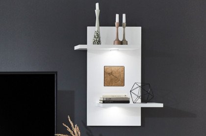 Topeka von IDEAL Möbel - Paneel weiß/ Hirnholz