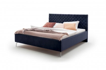 La Maison von Meise Möbel - Polsterbett dunkelblau mit Bettkasten