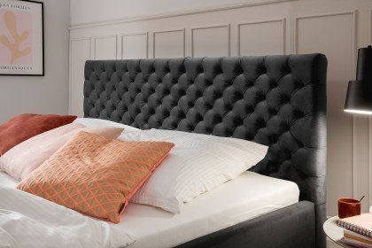 La Maison von Meise Möbel - Polsterbett anthrazit mit Bettkasten