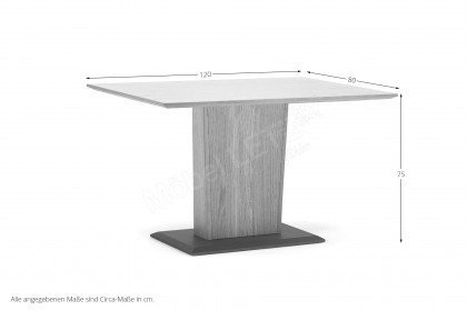 Miteo 3003 von MONDO - Esstisch mit fester Tischplatte