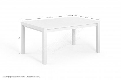 Lavita von Rietberger - Essgruppe mit 1 Tisch & 4 Stühlen
