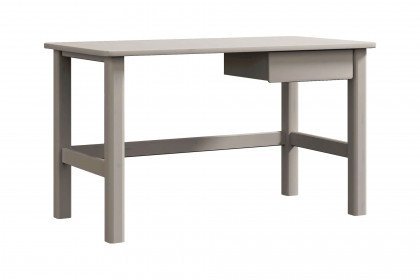 Classic-LE16 von FLEXA - Schreibtisch mit Schubkasten Kiefer grau
