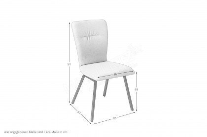 Calimera 3002 von MONDO - Stuhl in Beige