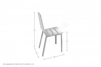 Tua von CANCIO - Stuhl in Terracotta