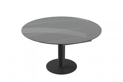Luna-dining von Akante - Esstisch mit Stahlgeflecht-Platte