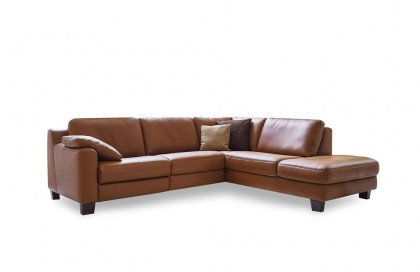 Maestra von MONDO - Ecksofa Variante rechts cognac