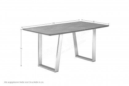 Calimera 3002 von MONDO - Esstisch Tischplatte Schiefer Leon