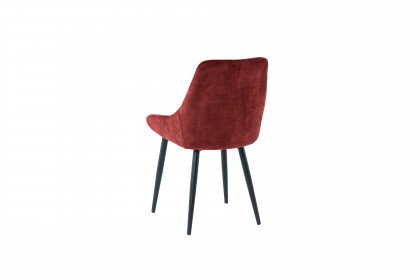 Sit & Chairs von SIT Möbel - Polsterstuhl im roten Samtbezug