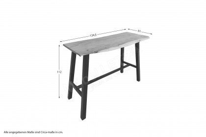 Tables & Co. von SIT Möbel - Bartisch aus Akazienholz und Metall