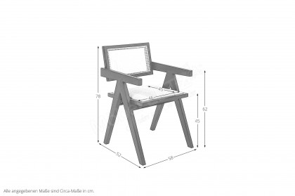 Kenas von SIT Möbel - Stuhl mit geflochtenem Rattan