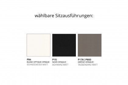 Cosmopolitan von connubia by calligaris - Barhocker schwarz matt/ graphit