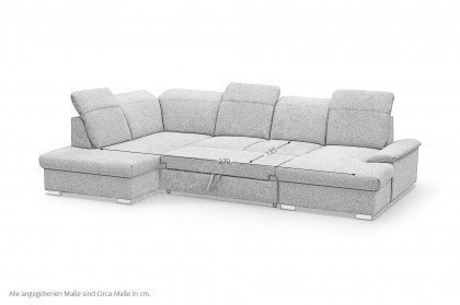 S500 von Dietsch - XXL-Sofa Ausführung links stone