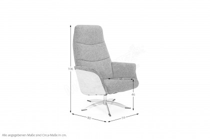 3462 von Hjort Knudsen - Relaxsessel anthracite