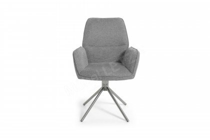 Greyton von MCA - Polsterstuhl mit drehbarer Sitzschale in Grau