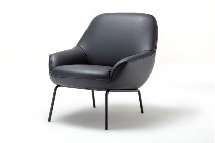 CR.482 von creation by Rolf Benz - Einzelsessel schwarzblau