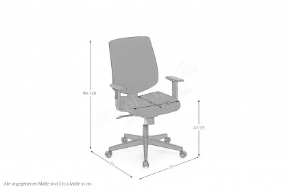 Nexter von Nowy Styl - Home-Office-Stuhl schwarz