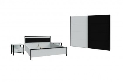 Forte High Rock Schlafzimmer modern grau - schwarz | Möbel Letz - Ihr  Online-Shop