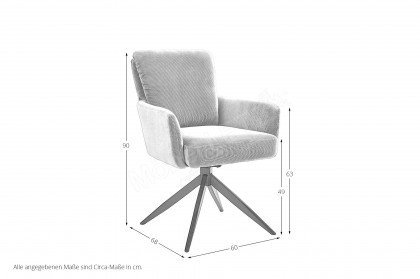 Lomo von Niehoff Sitzmöbel - Stuhl mit Armlehnen