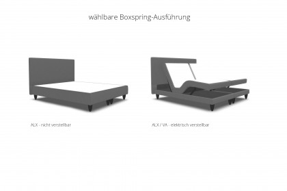 Amado-Dream von RUF Betten - Boxspringbett hellgrau