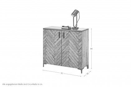 Carissio von vito - Highboard in Bartex Eiche