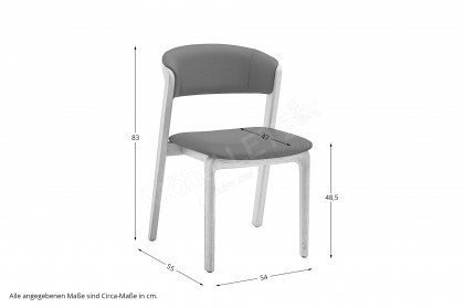 Woodnote3 von witlake - Stuhl mit ergonomischer Rückenlehne
