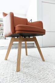 Deviso von Rietberger - Stuhl in Cotto/ Eiche Sand