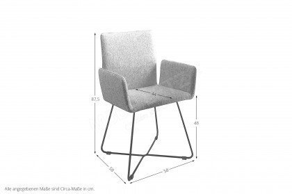 Deviso von Rietberger - Stuhl in Grau