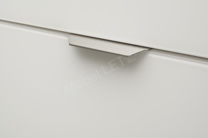 Kommode Typ 06 von JUTZLER - moderne Schubkastenkommode weiß - Mattglas weiß