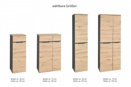 Memphis von Innostyle - Büroschrank mit Softclose-Türen