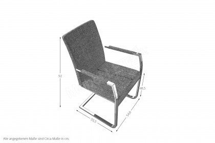 Manhattan von Rietberger - Stuhl mit Schwinggestell